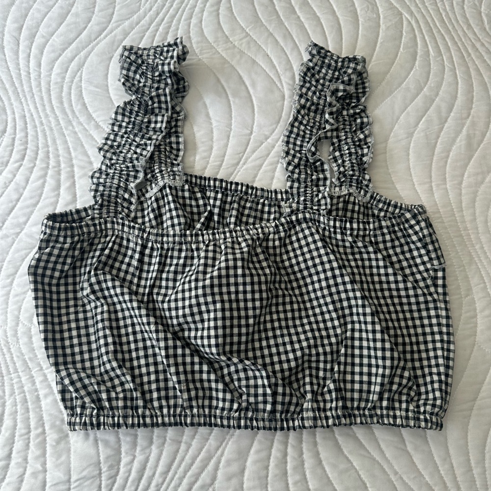 LA Hearts Gingham Ruffle Top - Picture 5 of 5